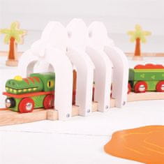 Bigjigs Rail Dinozavrski vlak + 3 proge