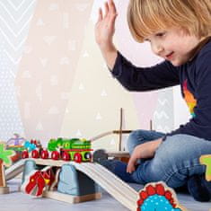 Bigjigs Rail Bigjigs Železniški most s T. rexom