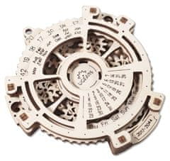 UGEARS 3D lesena mehanska sestavljanka Koledar