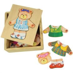 Bigjigs Toys Gospa medvedka oblačenje Puzzle