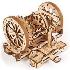 UGEARS 3D lesena mehanska sestavljanka STEM poučevanje diferenciala