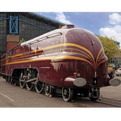 Bigjigs Rail replika lokomotive Duchess of Hamilton + 3 tiri