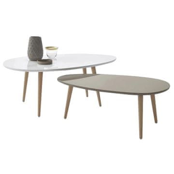 KONDELA Dobro klubska mizica (2 kosa)