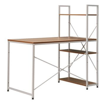 KONDELA Večinoma pisalna miza s polico