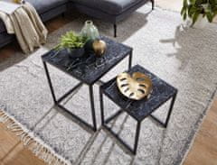 Bruxxi Kavna mizica Sinsay (SET 2), črna / marmor