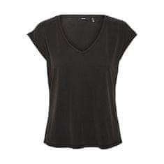 Vero Moda Ženska majica VMFILLI 10247666 Black (Velikost XS)