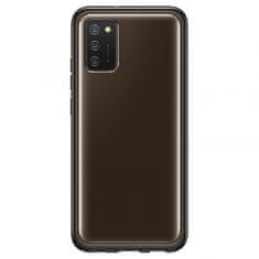 Samsung EF-QA026TBE ovitek za Galaxy A02s A025, prozorno-črn