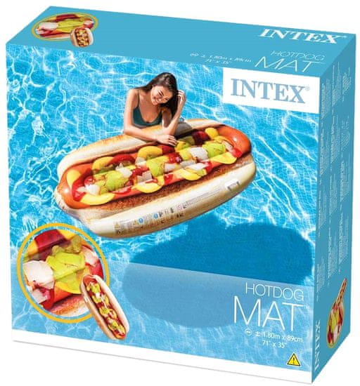 Intex 58771 napihljiva blazina Hotdog