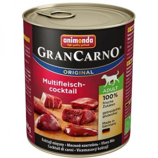 Animonda mokra hrana za odrasle pse Grancarno, mešano meso, 6 x 800 g