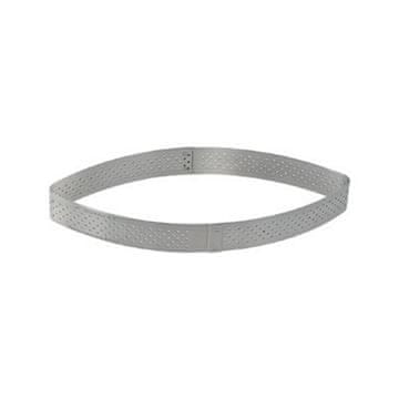 de Buyer PERF. ST.ST. TART RING RAVNI ROG - CALISSON12X5.5X2-10 CL, PERF. ST.ST. TART RING RAVNI ROG - CALISSON12X5.5X2-10 CL