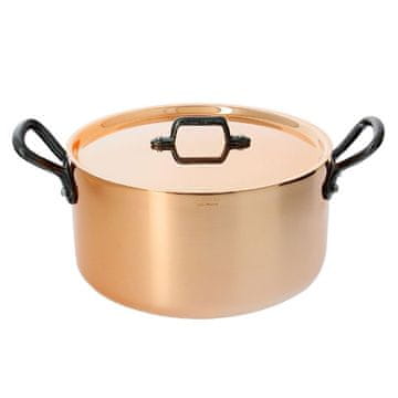 de Buyer 6342.20 PRIMA MATERA Bakrena skodelica s pokrovom, 6342.20 PRIMA MATERA Bakrena skodelica s pokrovom