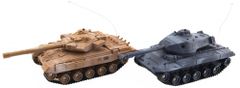Teddies Tank RC bitka tankov, 27MHz in 40MHz, 25 cm, 2 kosa