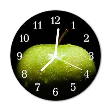 tulup.si Steklena okrogla ura Apple fi 30 cm