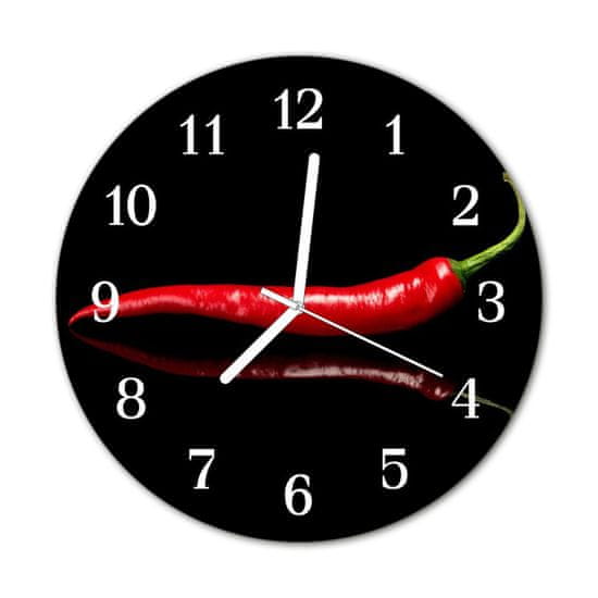 tulup.si Steklena okrogla ura Chilli fi 30 cm