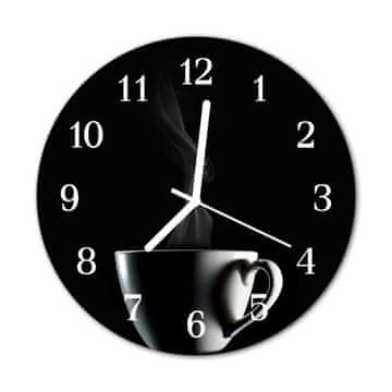 tulup.si Steklena okrogla ura Skodelica kave fi 30 cm