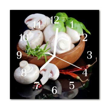 tulup.si Steklena kvadratna ura Gobe 30x30 cm