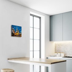 tulup.si Steklena kvadratna ura Kraj 30x30 cm