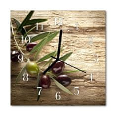 tulup.si Steklena kvadratna ura Olive 30x30 cm