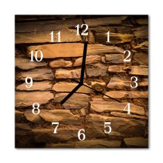tulup.si Steklena kvadratna ura Stones 30x30 cm