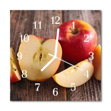 tulup.si Steklena kvadratna ura Apple 30x30 cm