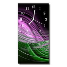 tulup.si Steklena navpična ura Art barva graphics 30x60 cm Bele kazalke