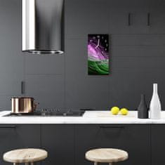 tulup.si Steklena navpična ura Art barva graphics 30x60 cm Bele kazalke