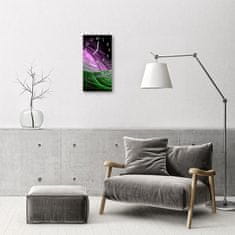 tulup.si Steklena navpična ura Art barva graphics 30x60 cm Bele kazalke