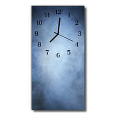tulup.si Steklena navpična ura Dim megla srebrna 30x60 cm Črne kazalke