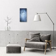 tulup.si Steklena navpična ura Dim megla srebrna 30x60 cm Črne kazalke