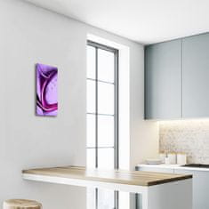 tulup.si Steklena navpična ura Art abstrakcija bež 30x60 cm Črne kazalke