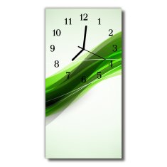 tulup.si Steklena navpična ura Barva art abstrakcija 30x60 cm Črne kazalke