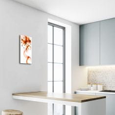 tulup.si Steklena navpična ura Dim art barve val 30x60 cm Črne kazalke
