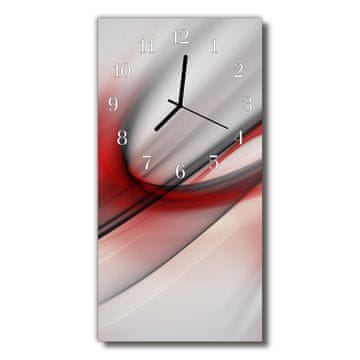 tulup.si Steklena navpična ura Art abstrakcija barvne črte 30x60 cm