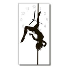tulup.si Steklena navpična ura Dancer barva cevi 30x60 cm