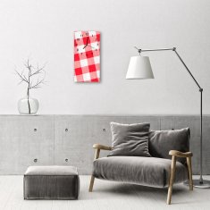tulup.si Steklena navpična ura Barve prt 30x60 cm Črne kazalke