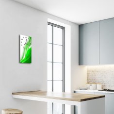 tulup.si Steklena navpična ura Barva art abstrakcija 30x60 cm Črne kazalke