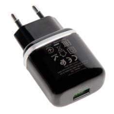 Hoco hišni polnilec adapter z vhodom USB 3.QC za iPhone, Samsung, Huawei, 220V, 18W