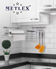 KINGHoff METLEX MX-4540 10 kosov kuhinjske plošče srebrne barve