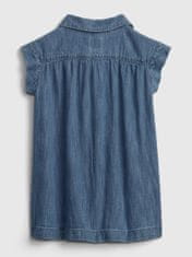 Gap Otroške Obleka denim med button trough dress 3YRS