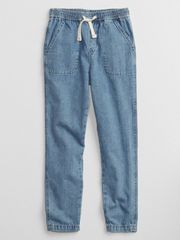 Gap Otroške jeans denin pull-on joggersJeans denin pull-on joggers L