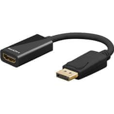 Goobay DP / HDMI adapter, črn, 0,1 m