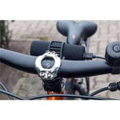 Goobay prenosna baterija / LED svetilka Bike-Power, 5000 mAh, nosilec za kolo