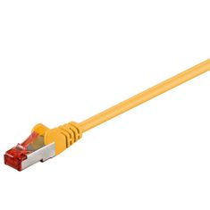 Goobay S / FTP (PiMF) CAT 6 patch kabel, mrežni, povezovalni, rumen, 2 m