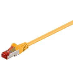 Goobay S / FTP (PiMF) CAT 6 patch kabel, mrežni, povezovalni, rumen, 3 m