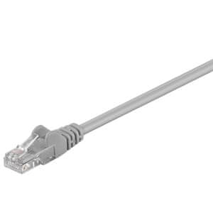 Goobay U / UTP CAT 5e patch kabel, mrežni, povezovalni, siv, 3 m