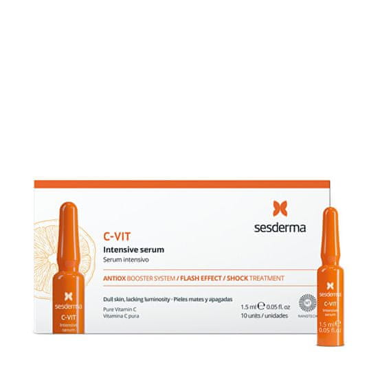 Sesderma Osvetljevalni in obnovitveni serum C-VIT (Intensive Serum) 10 x 1,5 ml