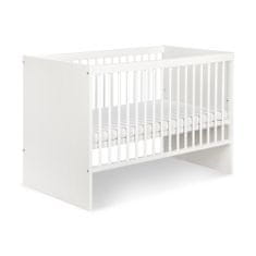 Klups Posteljica za dojenčka DALIA bela (120 x 60 cm) s predalom