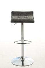BHM Germany Barski stoli Madison (SET 2 kosa), tekstil, svetlo siva