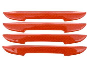 Compass  Ščitnik za vrata samolepilne DELTA rdeča 4ks