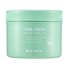 MIZON Dvostranski piling mokri tamponi Pore Fresh (Peeling Toner Pad) 60 kosov